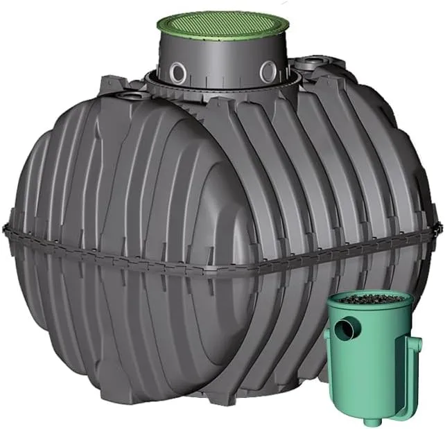 Fosa séptica con Filtro 3750 litros Homologada CE Fabricada en Polietileno