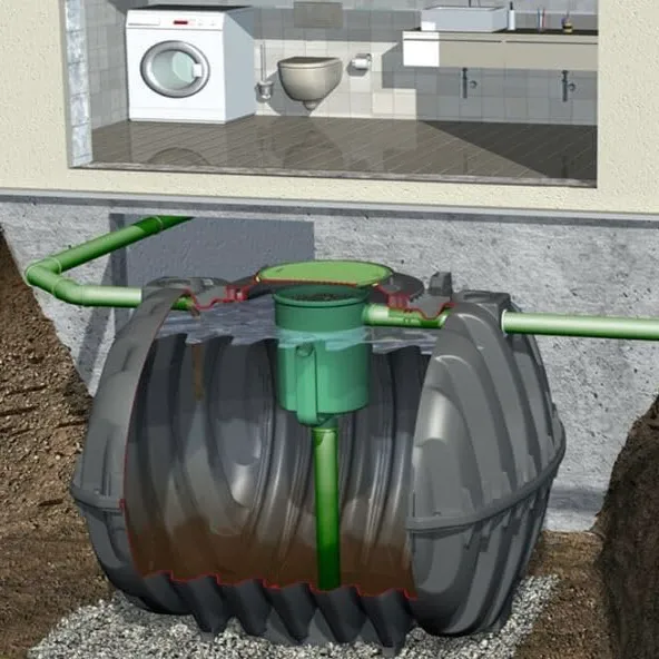 Fosa séptica con Filtro 6500 litros Homologada CE Fabricada en Polietileno