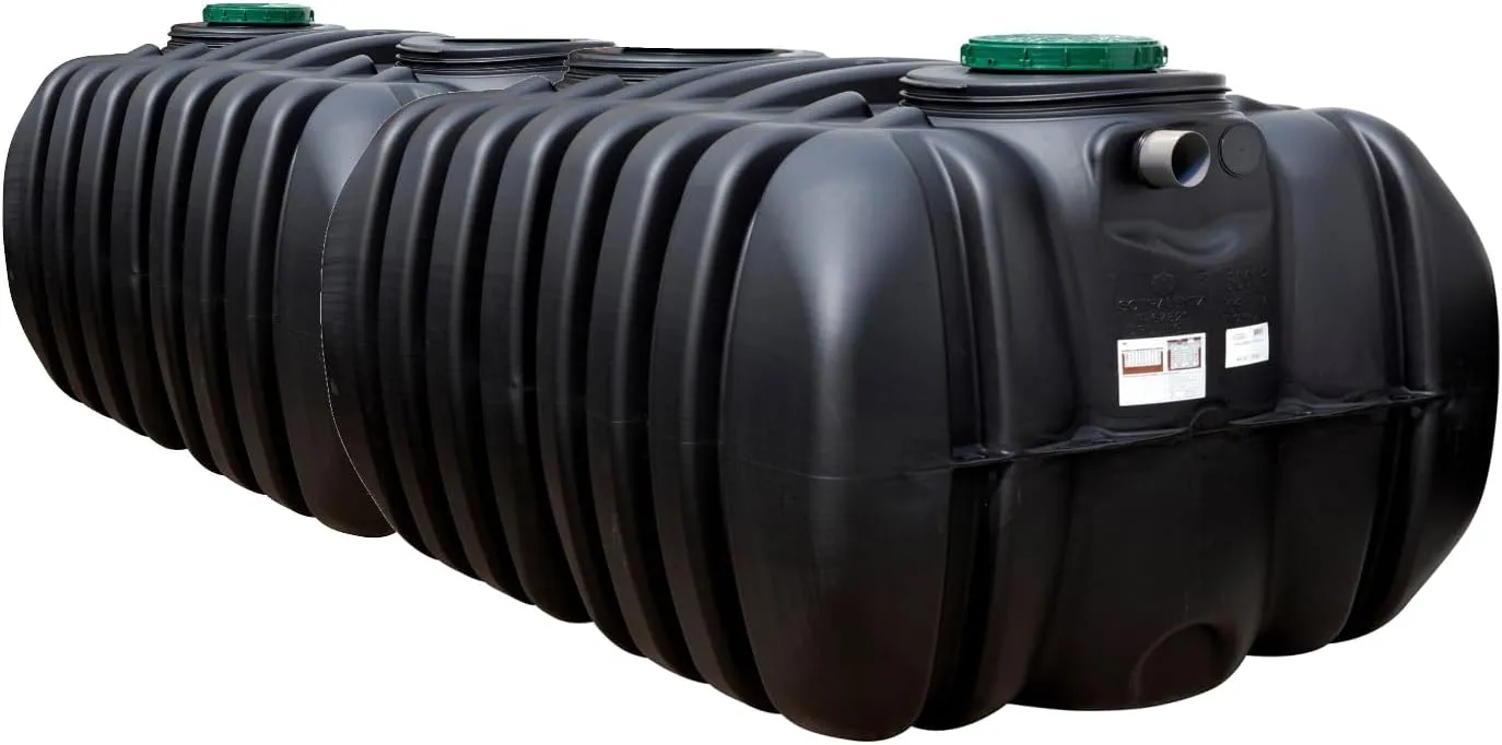 Fosa séptica estanca 8000 litros Vertido Cero Homologada CE Fabricada en Polietileno