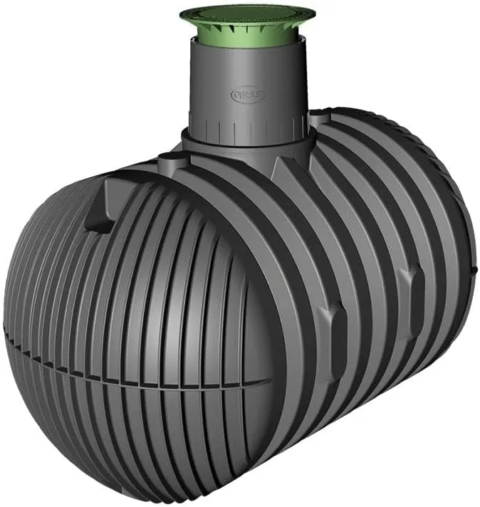 Fosa séptica estanca 8500 litros Vertido Cero Homologada CE Fabricada en Polietileno