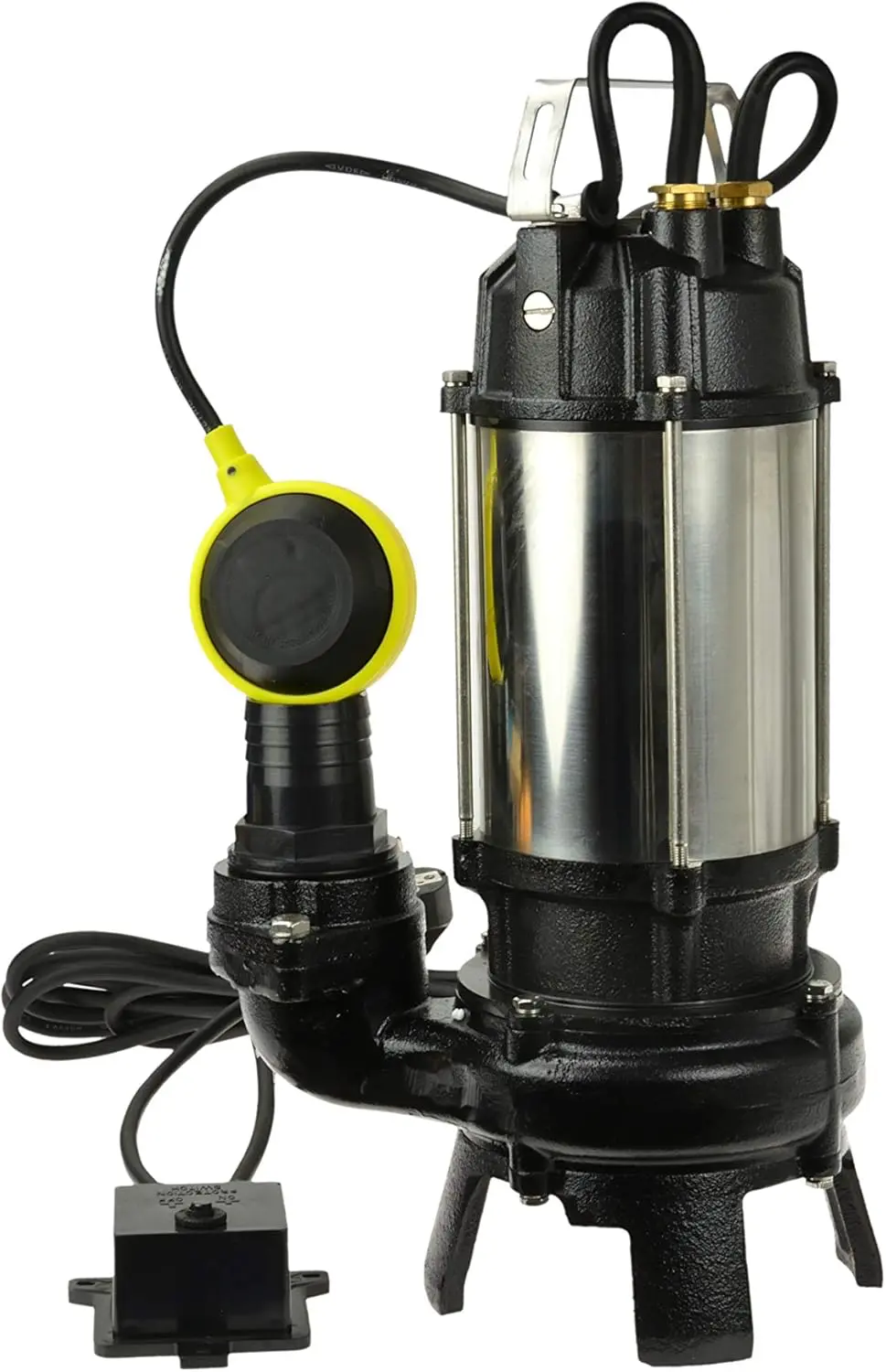 Bomba de Aguas Residuales Sumergible con Trituradora y Flotador para fosa séptica